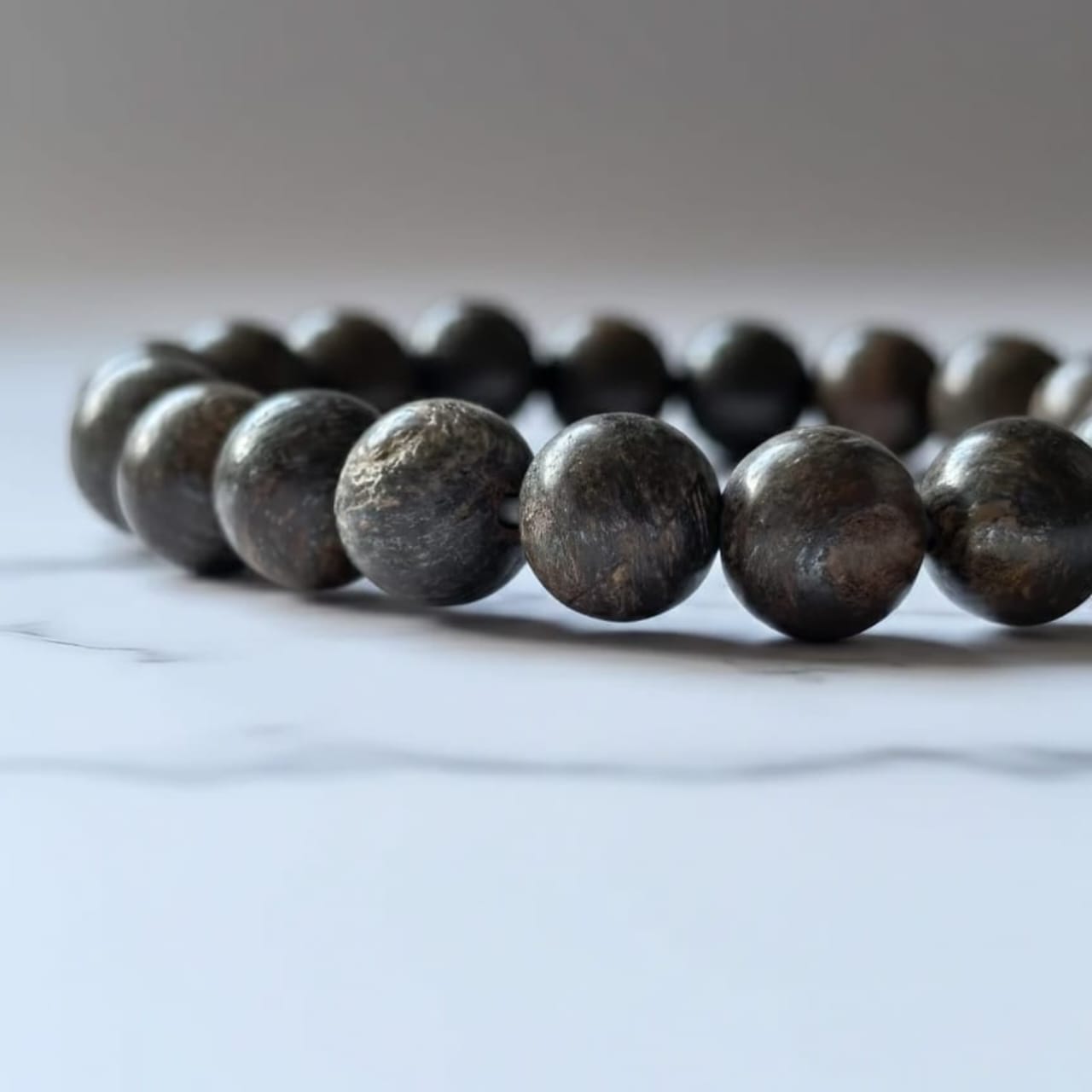 Bronzite Natural Stone Bracelet | Certified Grounding Crystal Jewelry
