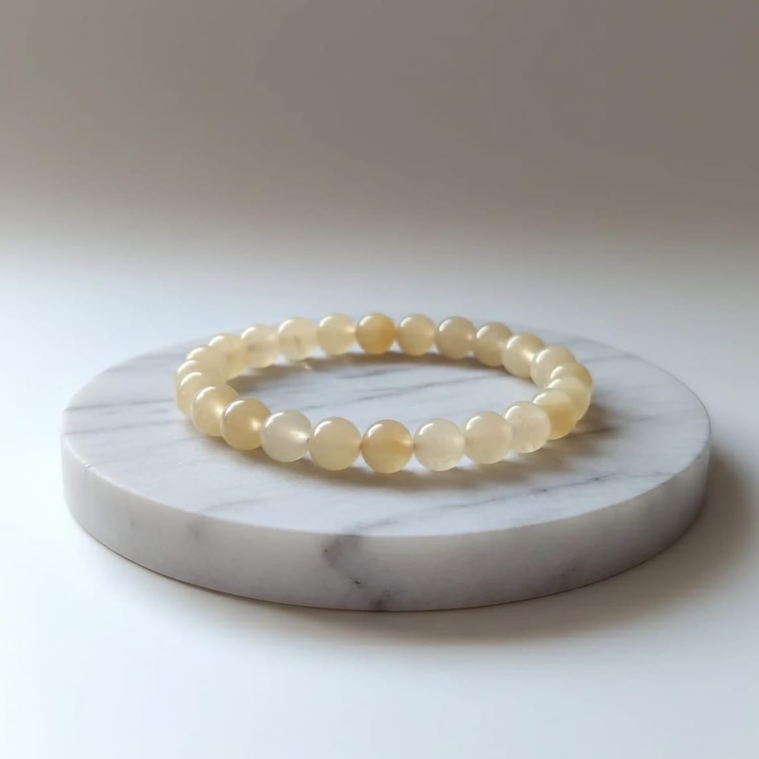 Bracelet en calcite naturelle | Bijou en cristal de guérison certifié