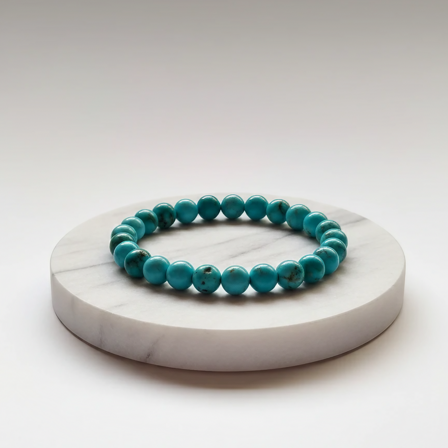 Firoza(Turquoise) Natural Stone Bracelet | Certified Stone of Protection & Prosperity Jewelry