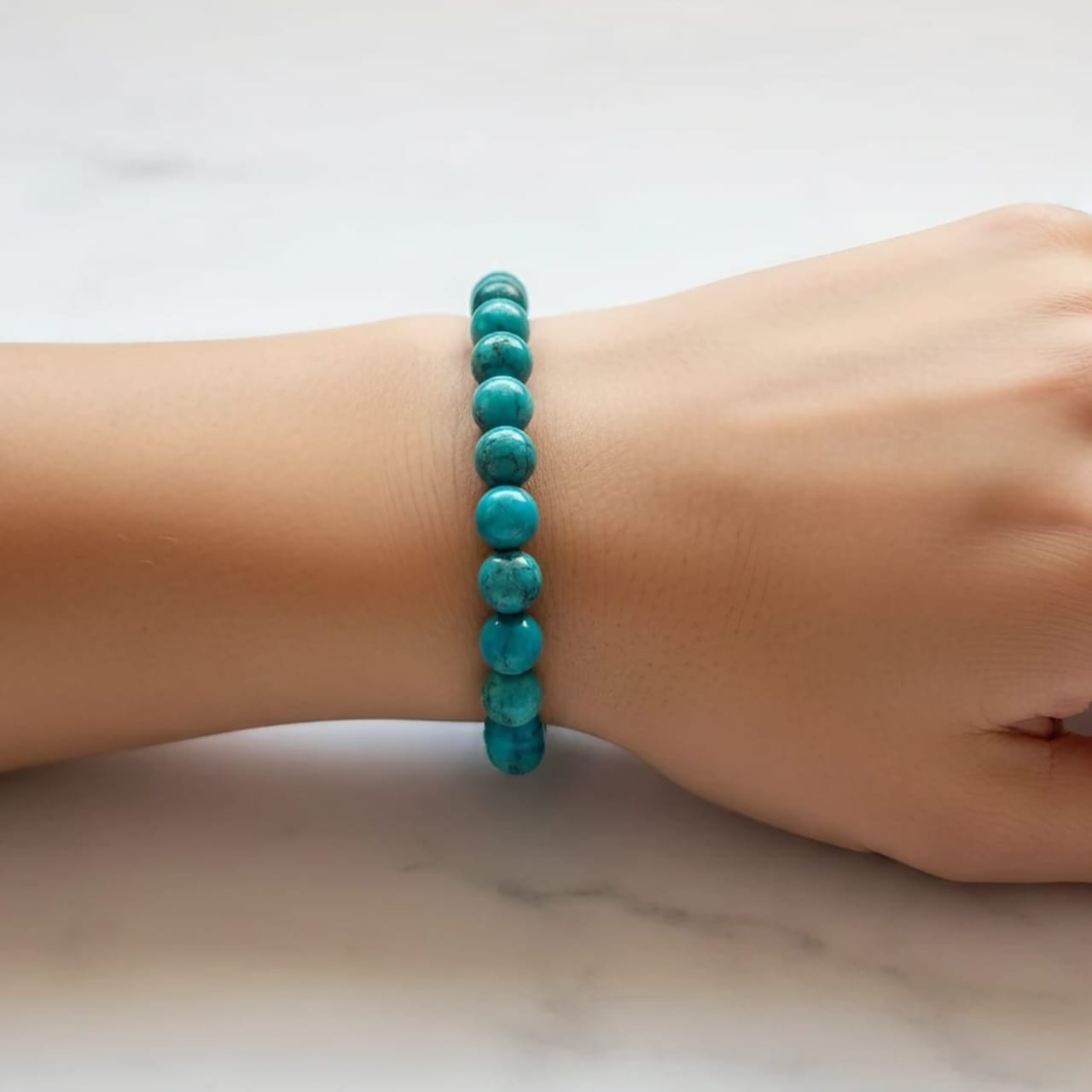 Firoza Natural Stone Bracelet | Certified Protection & Luck Crystal Jewelry