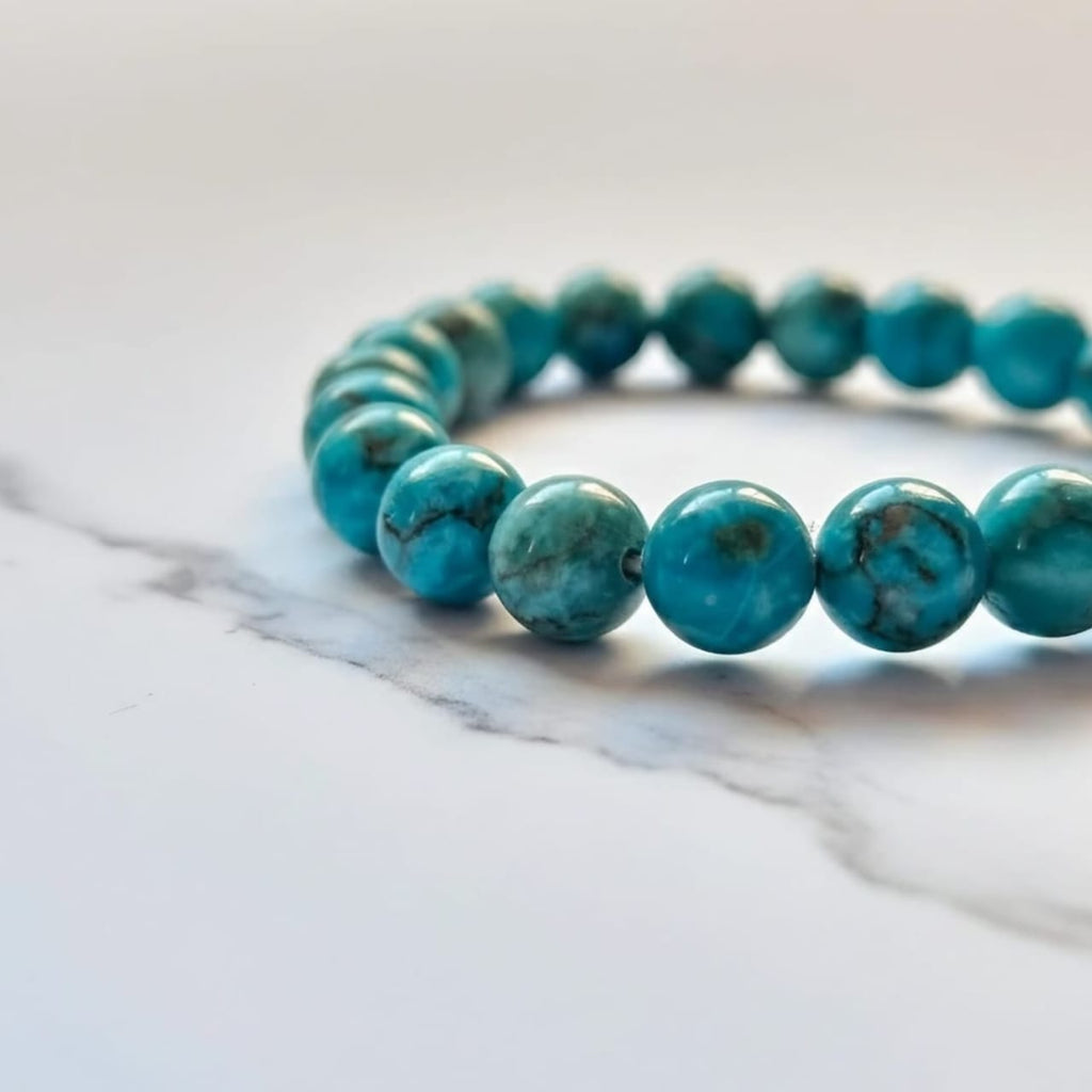 Firoza Natural Stone Bracelet | Certified Protection & Luck Crystal Jewelry