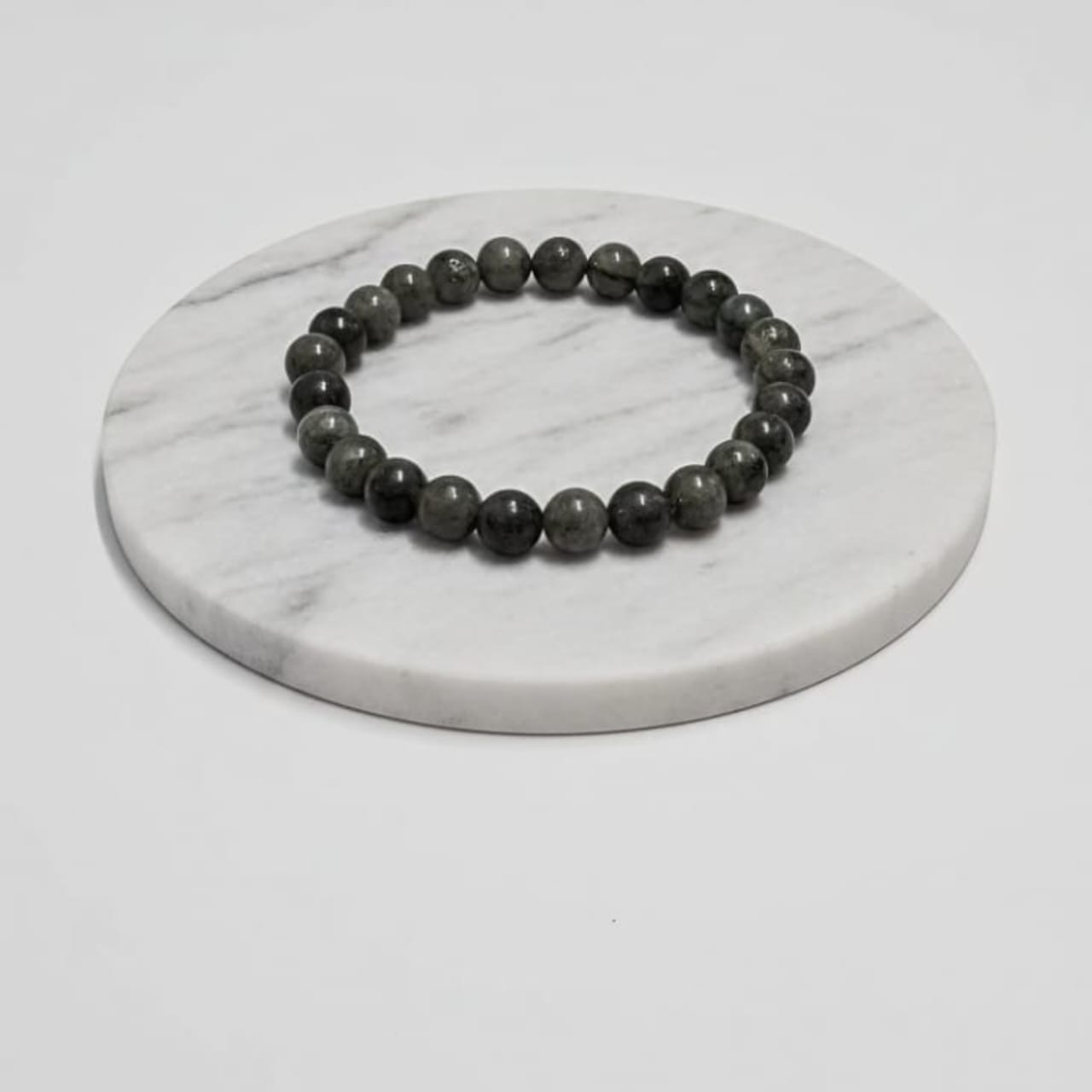 Labradorite Natural Stone Bracelet | Certified Aura Protection & Intuition Crystal Jewelry