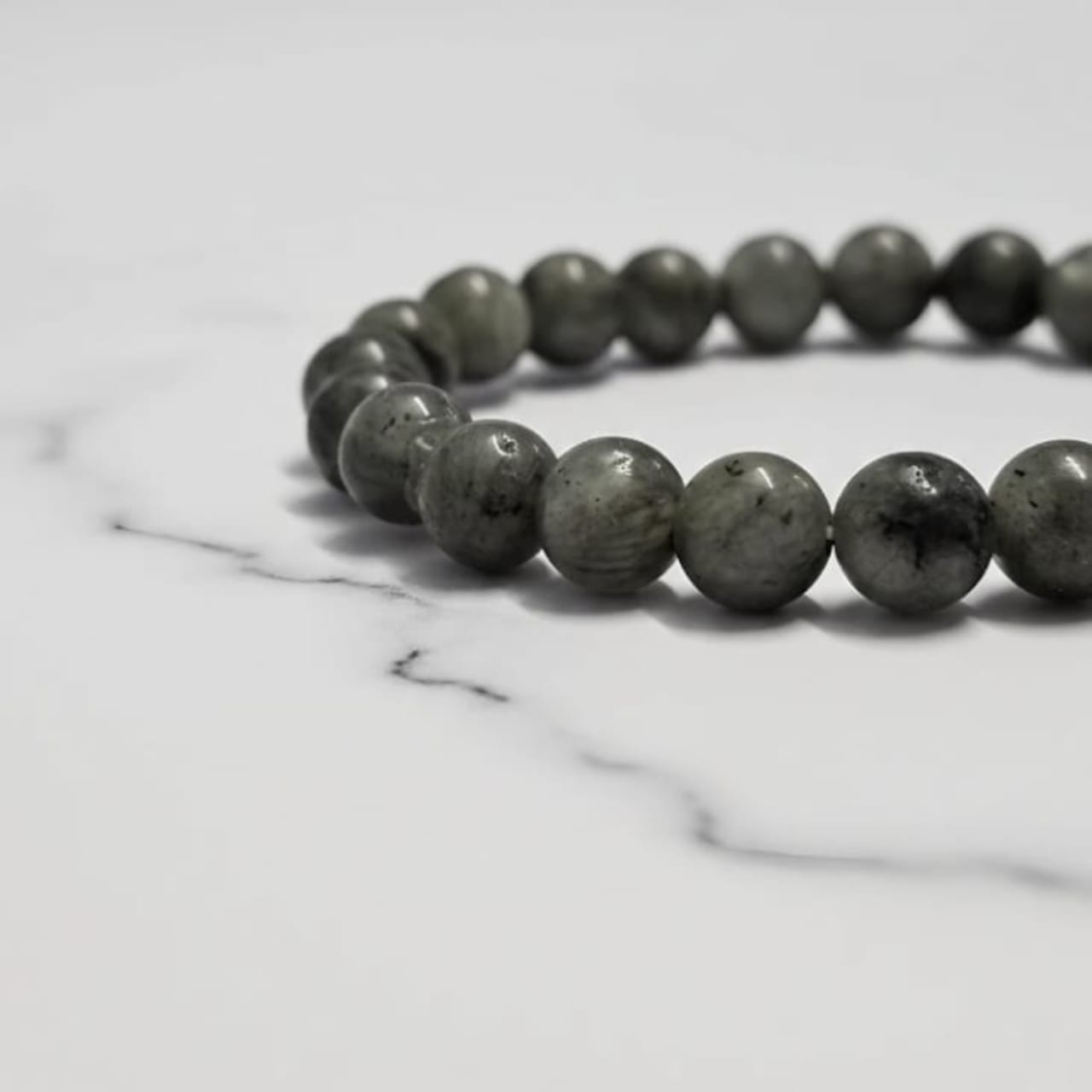 Labradorite Natural Stone Bracelet | Certified Aura Protection & Intuition Crystal Jewelry