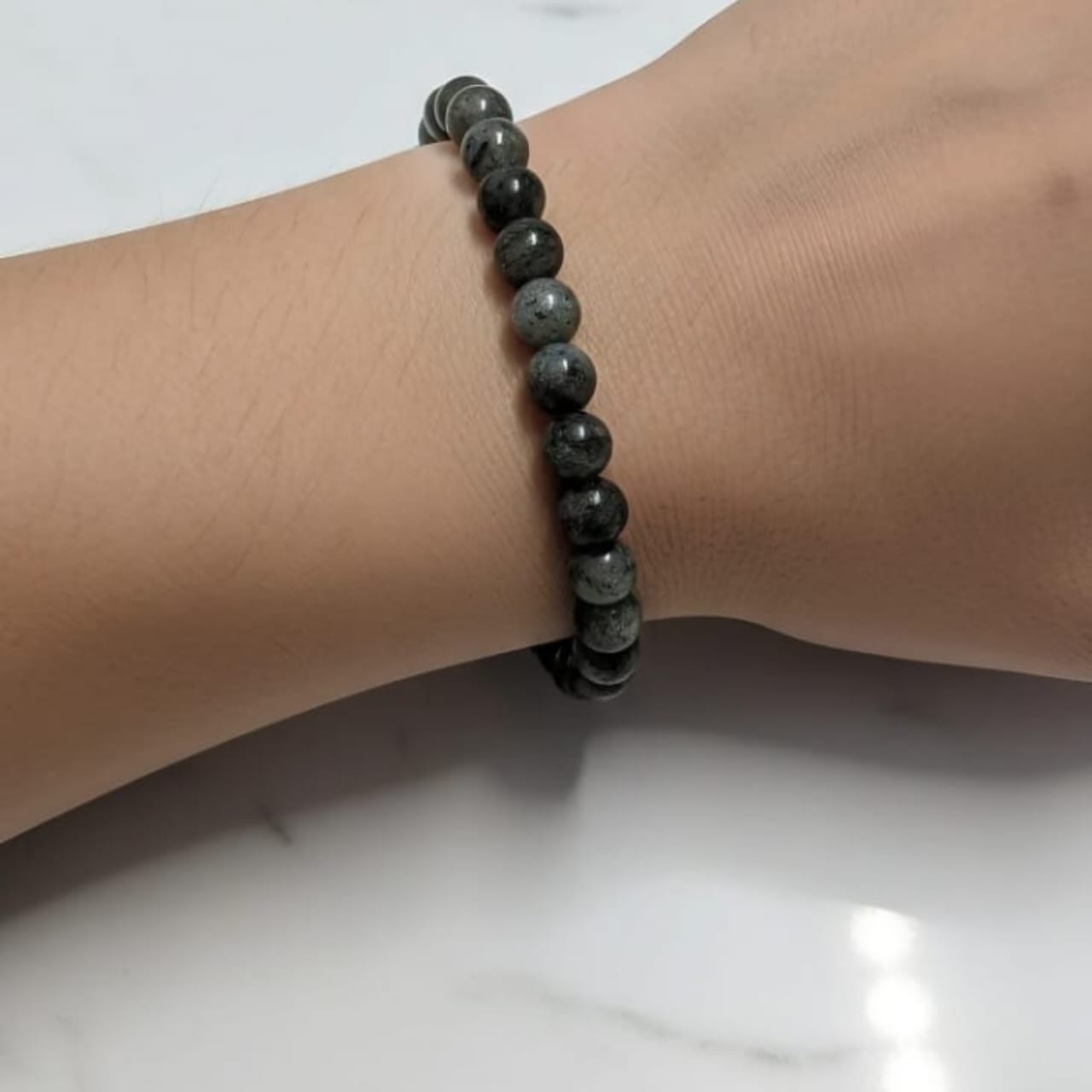 Labradorite Natural Stone Bracelet | Certified Aura Protection & Intuition Crystal Jewelry