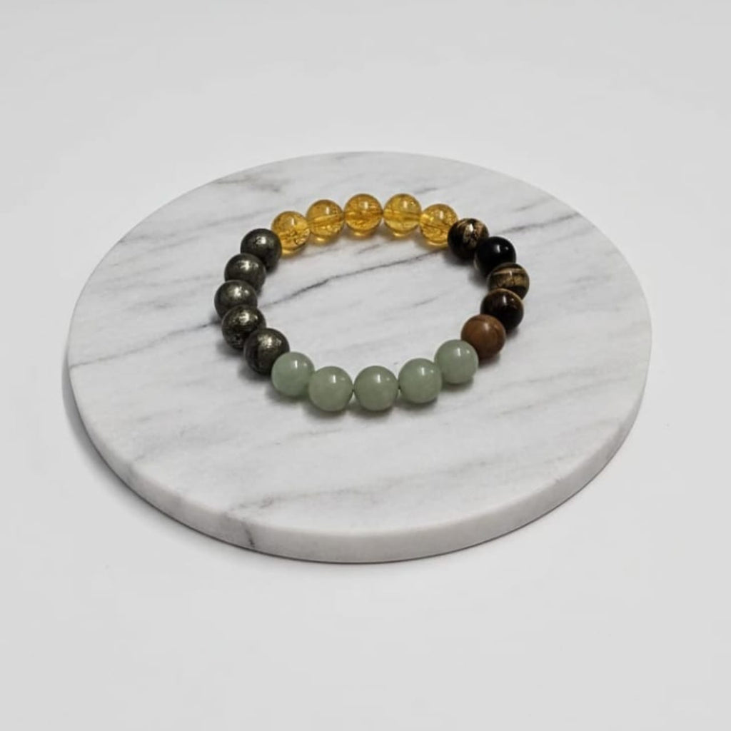 Money Magnet Natural Stone Bracelet | Certified Prosperity & Abundance Crystal Jewelry