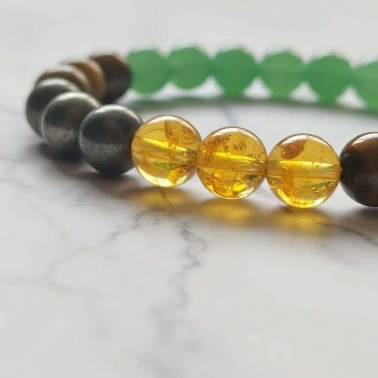 Money Magnet Natural Stone Bracelet | Certified Prosperity & Abundance Crystal Jewelry