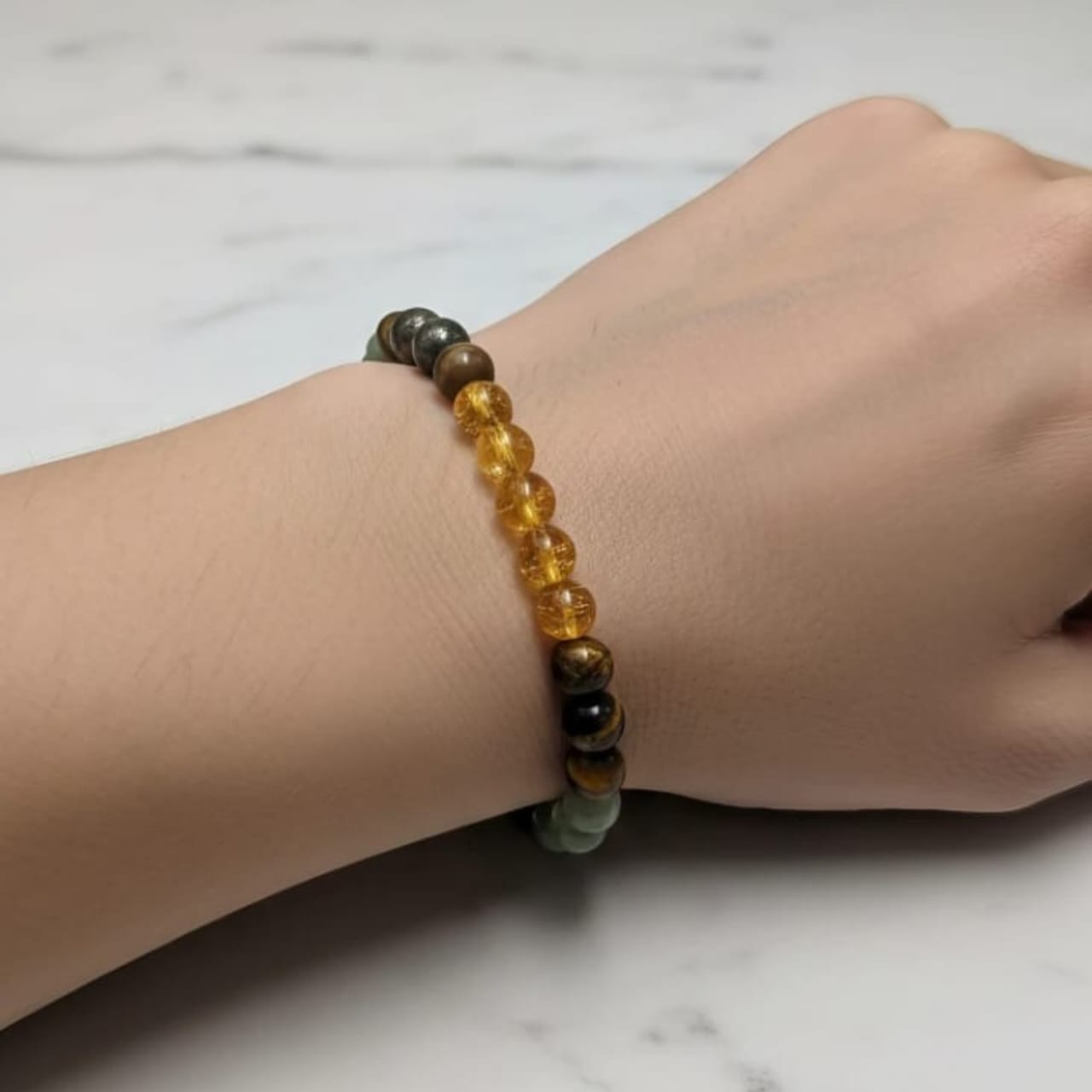 Money Magnet Natural Stone Bracelet | Certified Prosperity & Abundance Crystal Jewelry