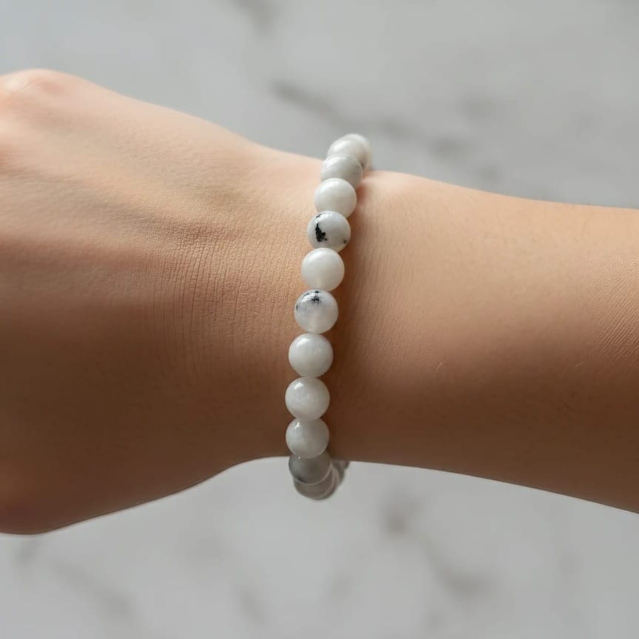 Moon Stone Natural Stone Bracelet | Certified Intuition & Balance Crystal Jewelry