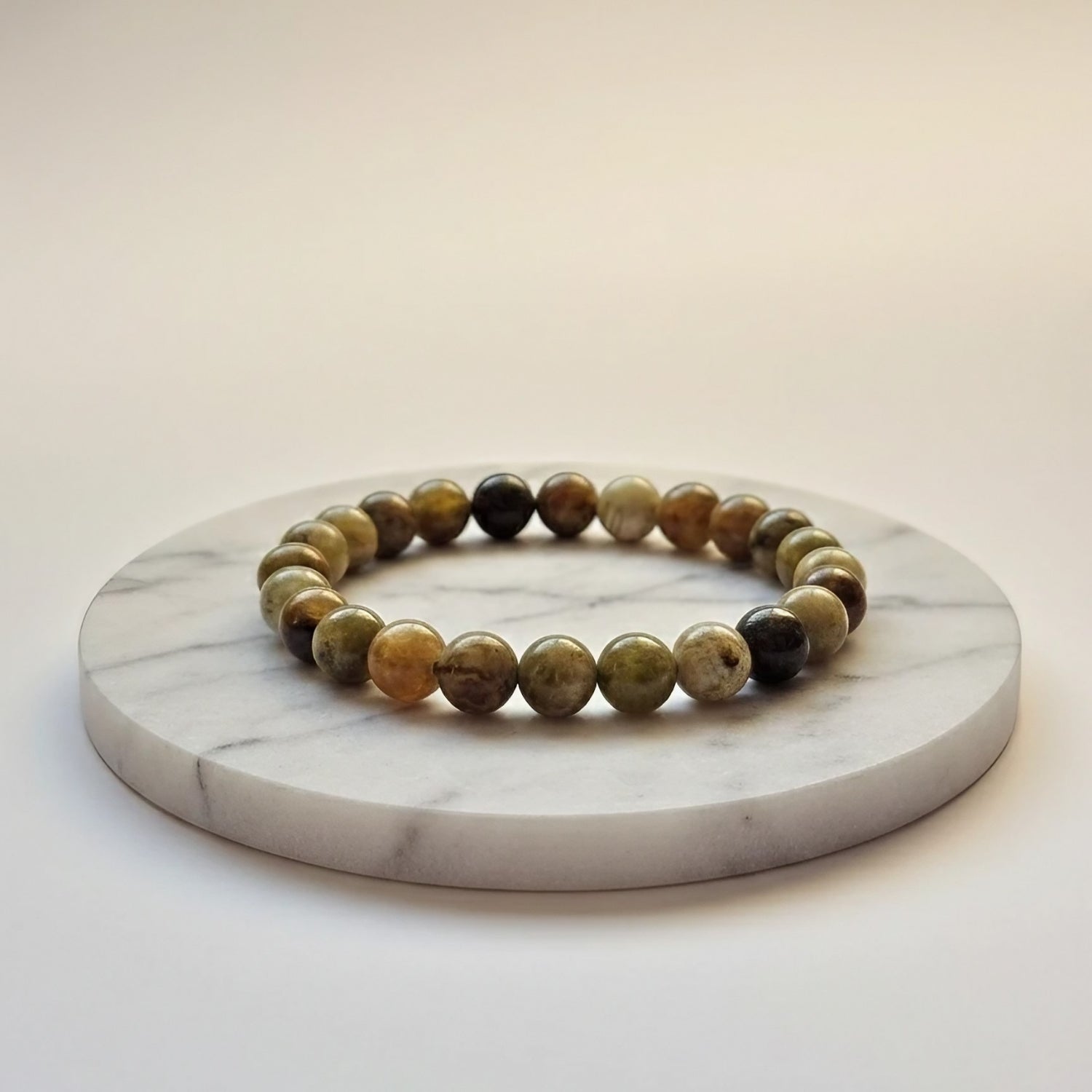 Peridot Natural Stone Bracelet | Certified Prosperity & Renewal Crystal Jewelry
