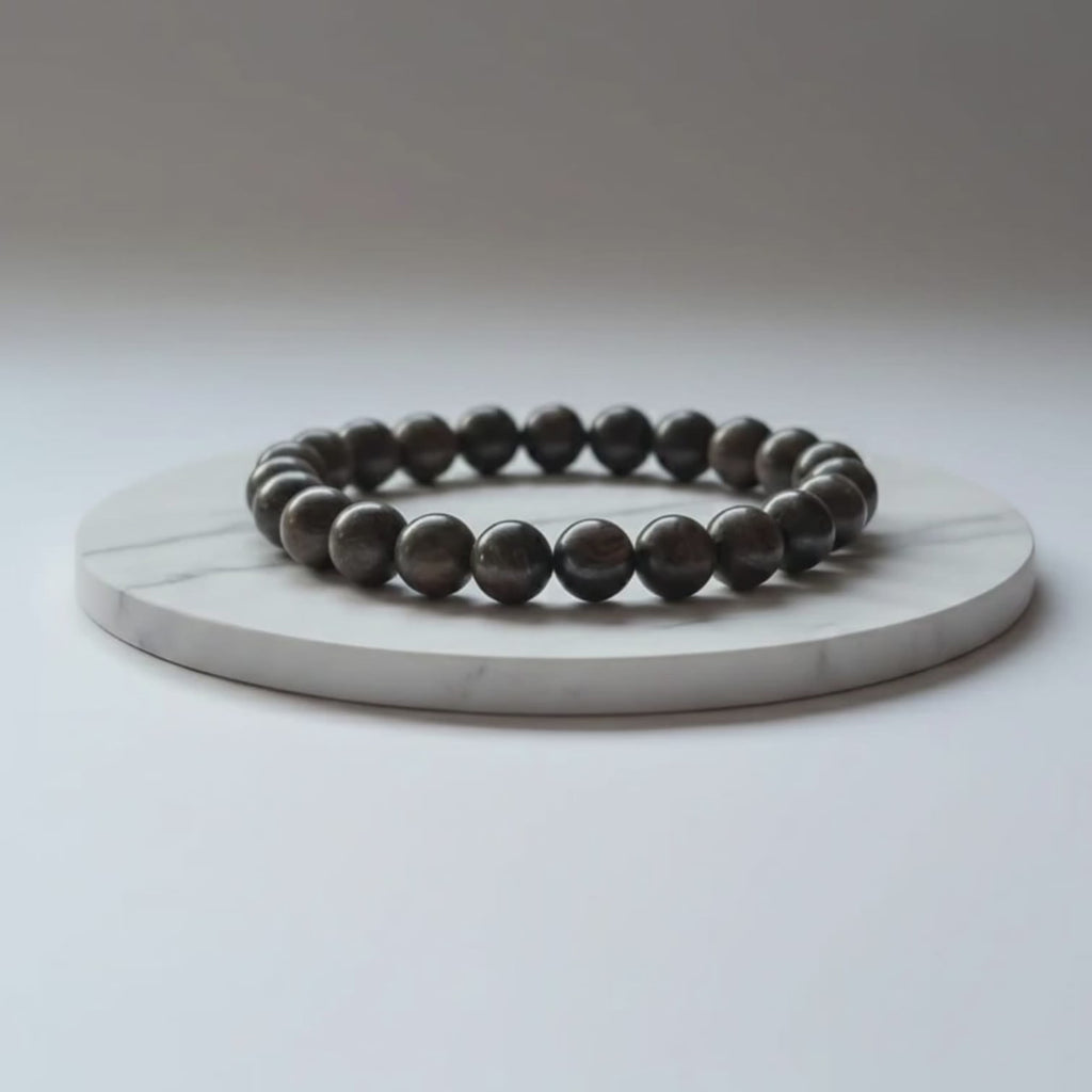 Bronzite Natural Stone Bracelet | Certified Grounding Crystal Jewelry