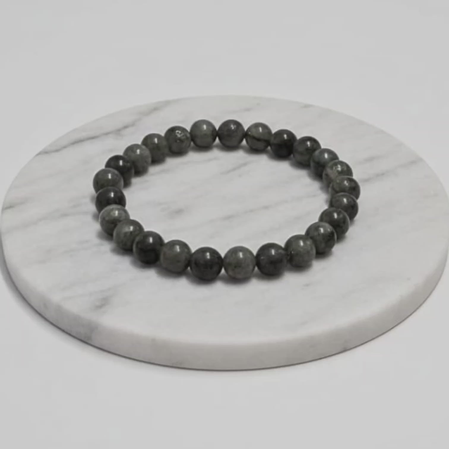 Labradorite Natural Stone Bracelet | Certified Aura Protection & Intuition Crystal Jewelry